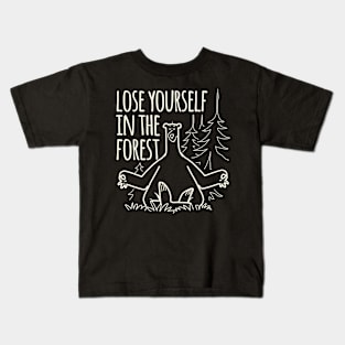 Lose Yourself In The Forest Kids T-Shirt